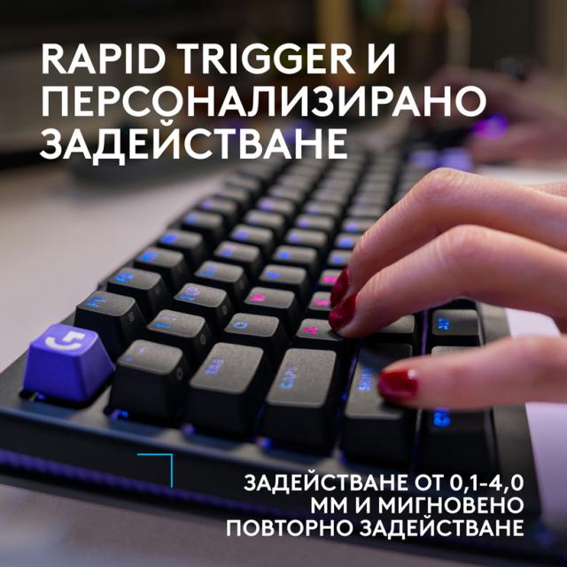 Геймърска механична клавиатура Logitech G512 X 98 - Dual Swap Analog/Mechanical Switch - Black 