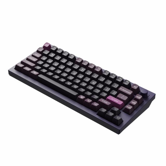 Wireless Mechanical Keyboard Keychron Q1 MAX Gateron Jupiter Red Switch - Purple