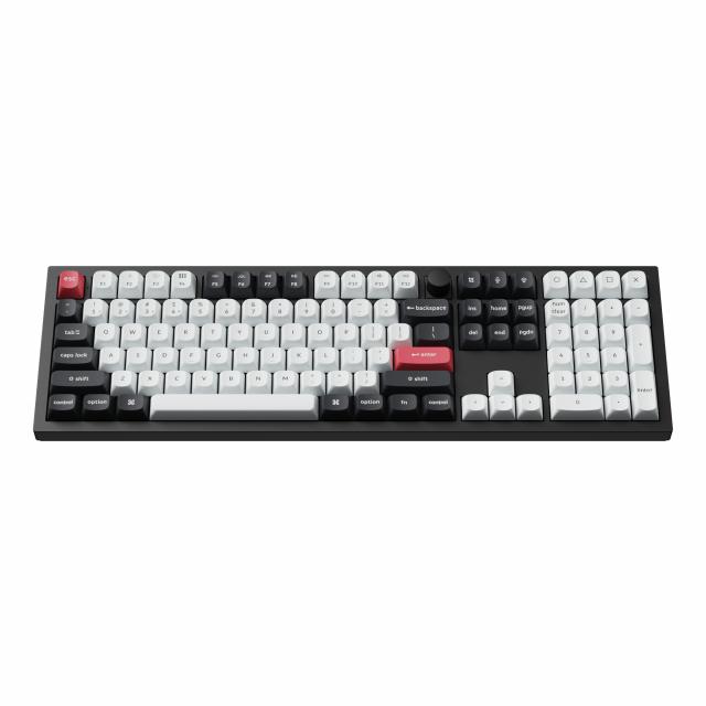 Wireless Mechanical Keyboard Keychron Q6 HE QMK Gateron Double-Rail Magnetic Switch - Carbon Black