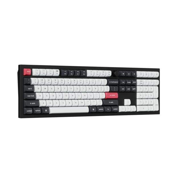 Wireless Mechanical Keyboard Keychron Q6 HE QMK Gateron Double-Rail Magnetic Switch - Carbon Black