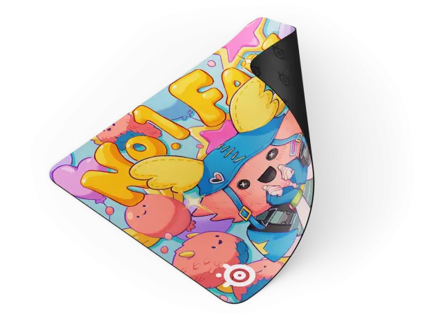 Gaming pad SteelSeries QcK L - Fortnite Guff Edition 