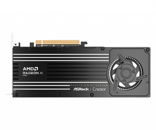 Видео карта ASRock RADEON AI PRO R9700 Creator 32GB GDDR6 
