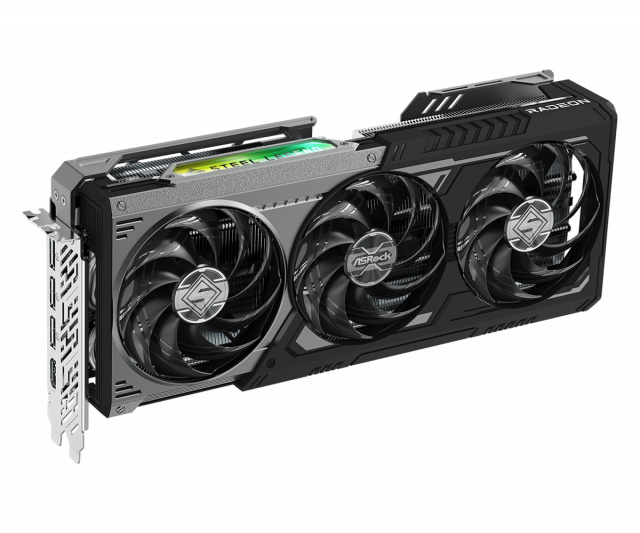 Видео карта ASRock RADEON RX 9070 XT STEEL LEGEND DARK 16GB GDDR6 