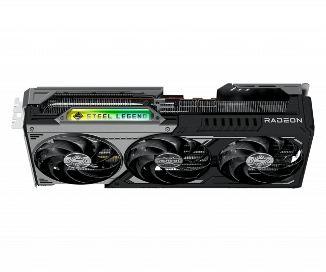 Видео карта ASRock RADEON RX 9070 XT STEEL LEGEND DARK 16GB GDDR6 