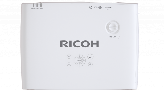 Short-focus laser 3CLD projector RICOH WUL5A40ST, 55-150" WXGA 1920x1200, 4500 Lumens, from 51 cm 