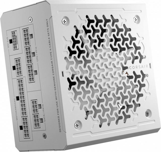 Power Supply Corsair RMe RM1000e White 1000W 80+ Gold ATX 3.1, Thermal Protect 