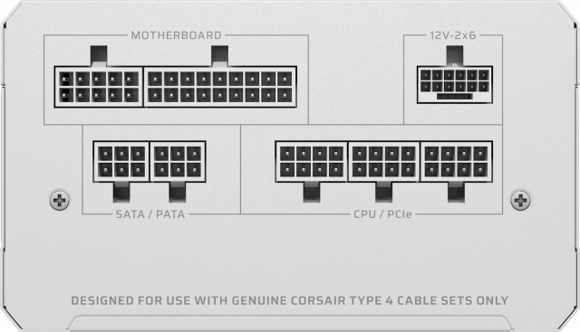 Power Supply Corsair RMe RM850e White 850W 80+ Platinum ATX 3.1, Thermal Protect 