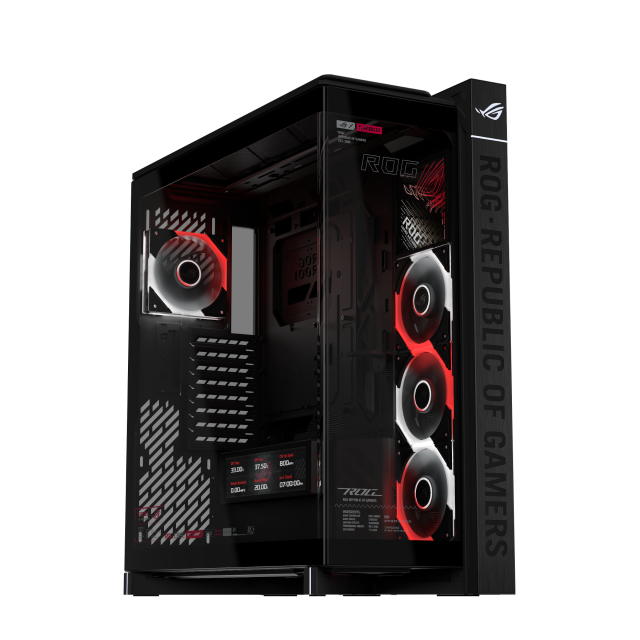 Кутия ASUS ROG CRONOX ARGB E-ATX Mid-Tower - Black 