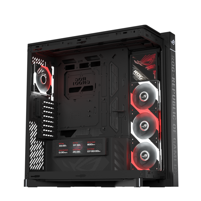 Кутия ASUS ROG CRONOX ARGB E-ATX Mid-Tower - Black 