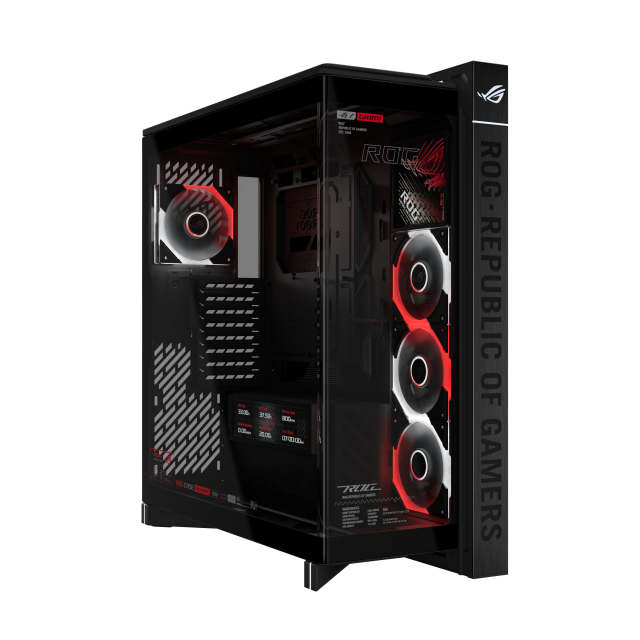 Кутия ASUS ROG CRONOX ARGB E-ATX Mid-Tower - Black 