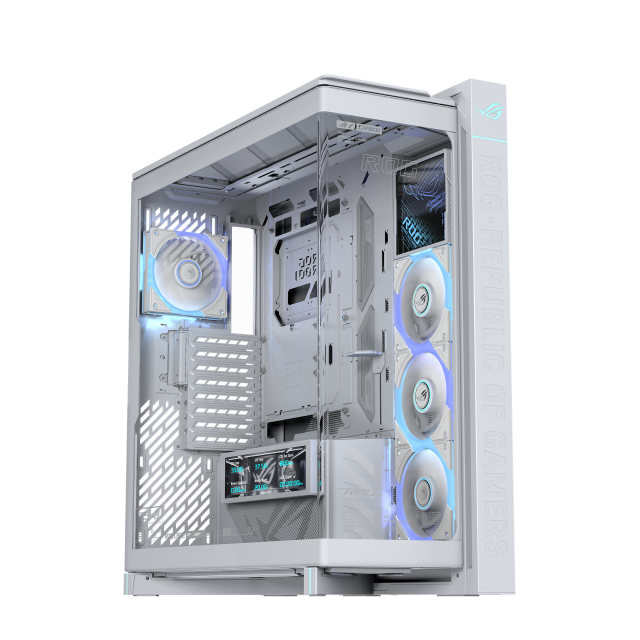 Кутия ASUS ROG CRONOX ARGB E-ATX Mid-Tower - White 