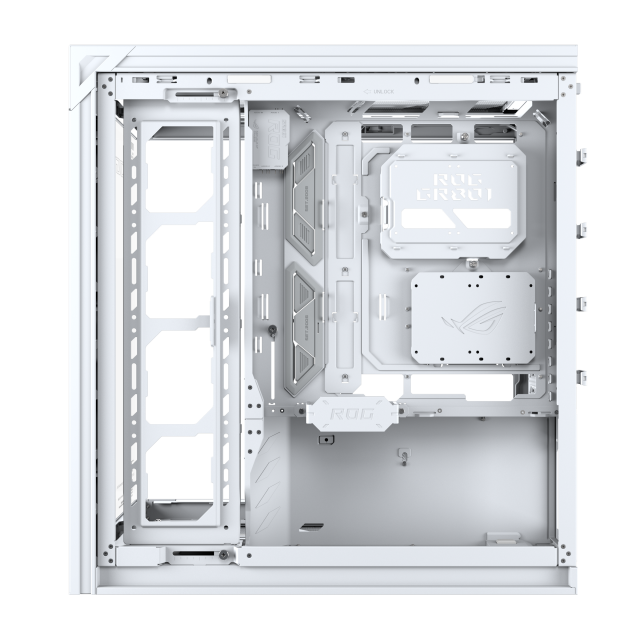 Кутия ASUS ROG CRONOX ARGB E-ATX Mid-Tower - White 