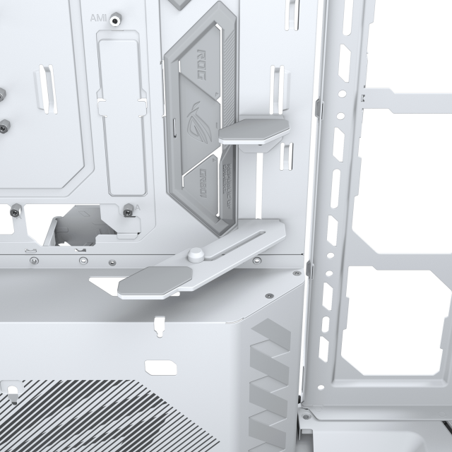 Кутия ASUS ROG CRONOX ARGB E-ATX Mid-Tower - White 