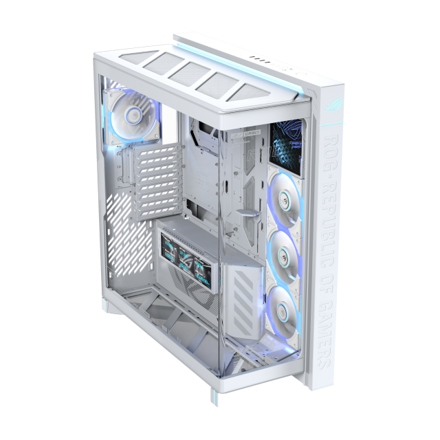 Кутия ASUS ROG CRONOX ARGB E-ATX Mid-Tower - White 