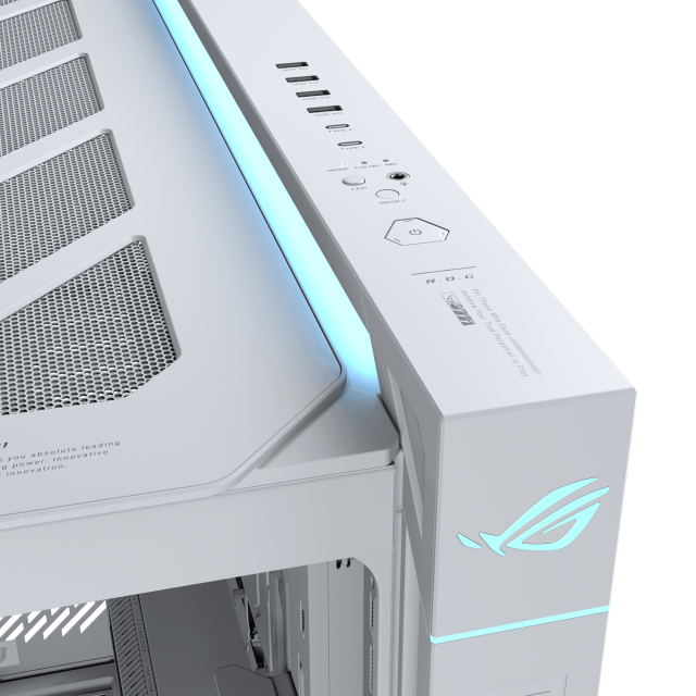Кутия ASUS ROG CRONOX ARGB E-ATX Mid-Tower - White 