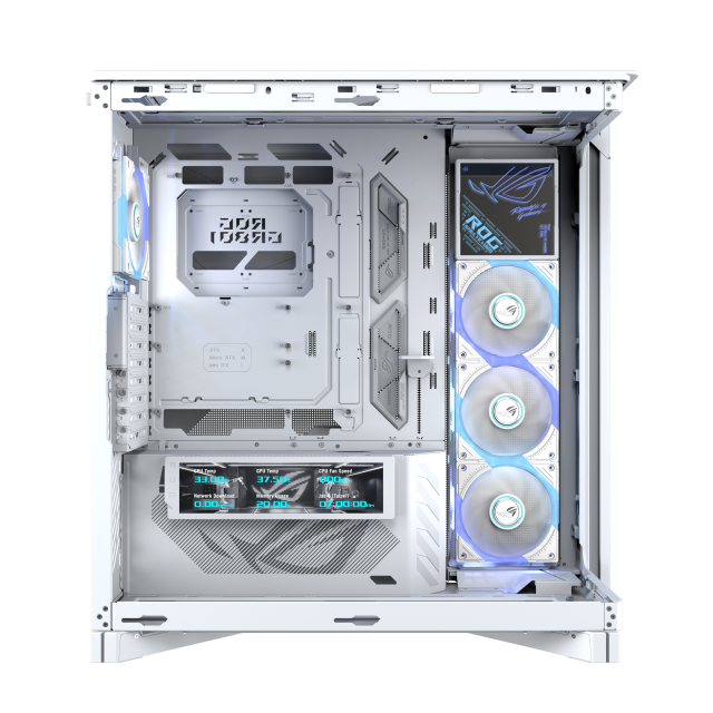 Кутия ASUS ROG CRONOX ARGB E-ATX Mid-Tower - White 