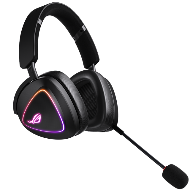 Геймърски безжични слушалки ASUS ROG Delta II - USB-C, Aura Sync RGB 