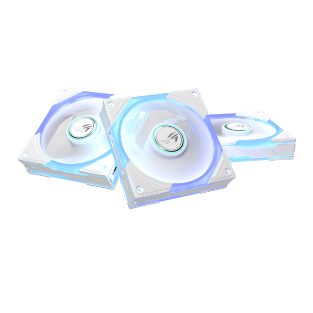 Комплект Вентилатори 3в1 ASUS ROG Eurux GR120 ARGB Reverse White Edition 