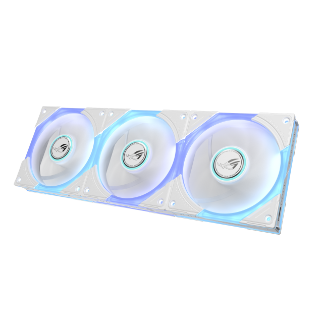 Комплект Вентилатори 3в1 ASUS ROG Eurux GR120 ARGB Reverse White Edition 