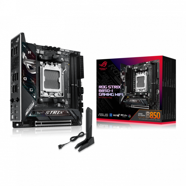 Motherboard ASUS ROG STRIX B850-I GAMING WIFI 7 Mini-ITX, socket AM5 