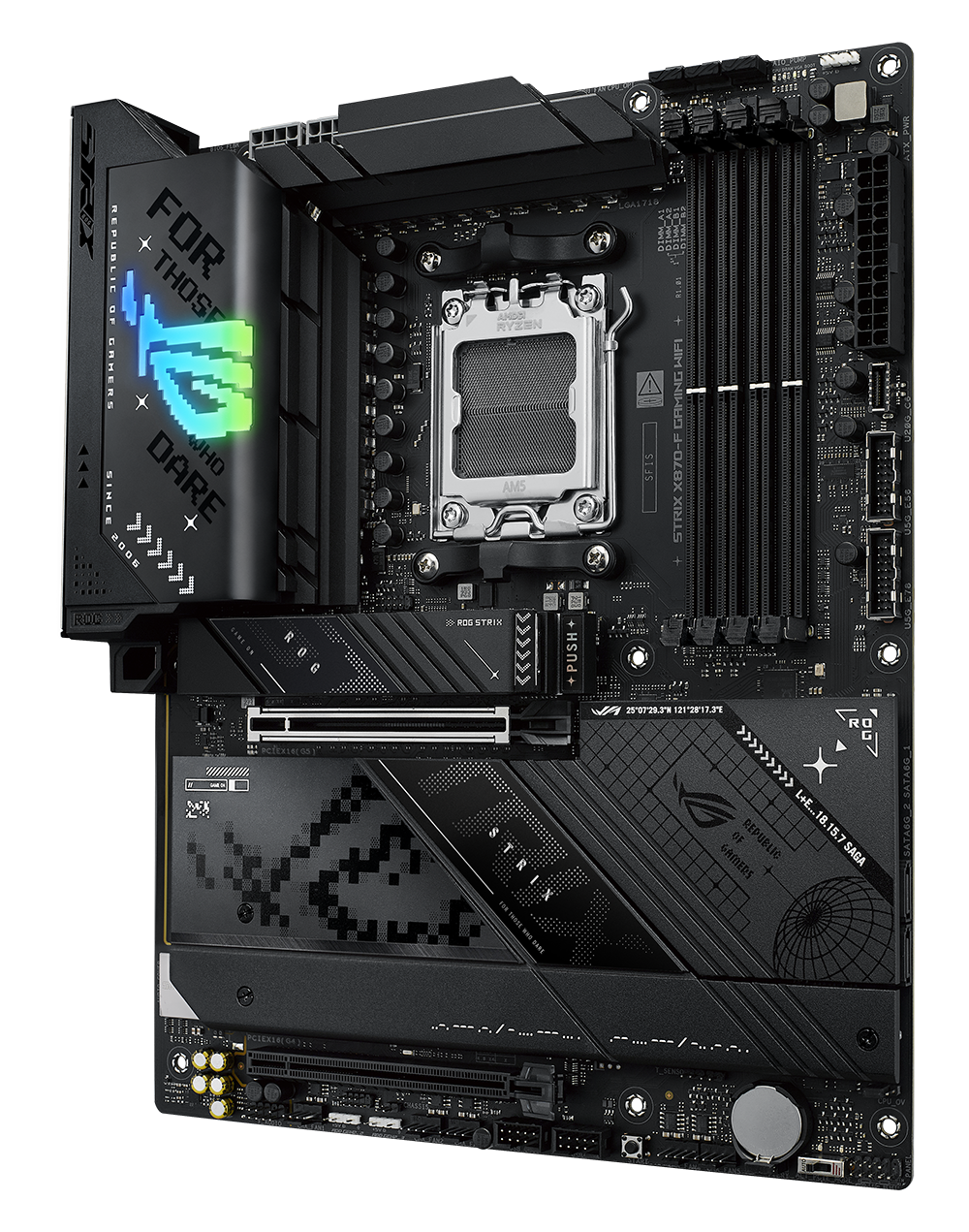 Дънна платка ASUS ROG STRIX X870-F GAMING WIFI AM5 DDR5