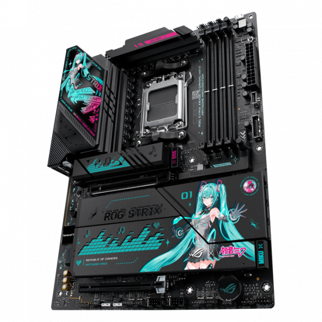 Motherboard ASUS ROG STRIX X870E-H GAMING Hatsune Miku Edition WIFI 7 AM5 DDR5 