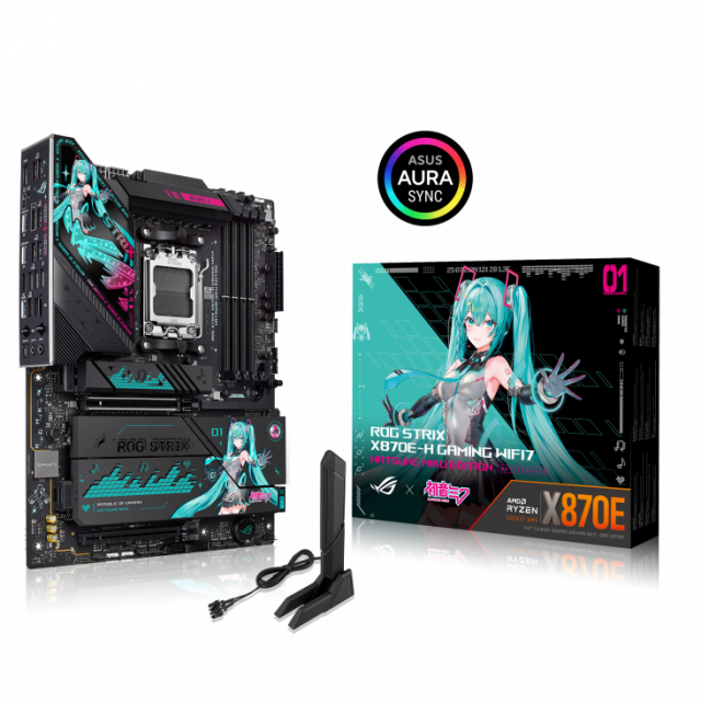 Motherboard ASUS ROG STRIX X870E-H GAMING Hatsune Miku Edition WIFI 7 AM5 DDR5 
