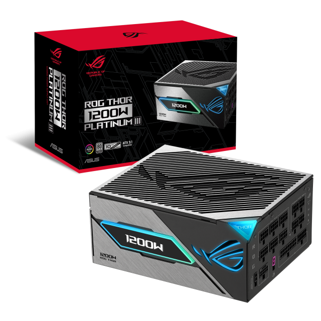 Захранващ блок ASUS ROG THOR III 1200W , 80+ Platinum PCIe 5.1, Fully Modular 