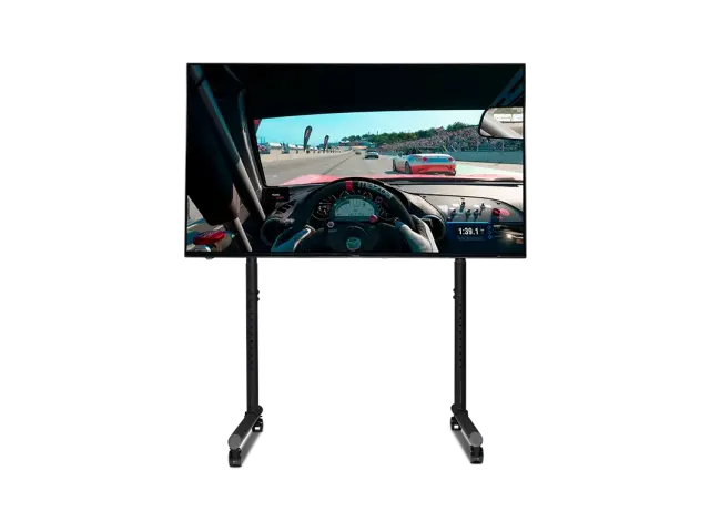 Next Level Racing Round Tube Freestanding Single Monitor Stand 