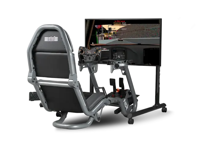 Next Level Racing Round Tube Freestanding Single Monitor Stand 