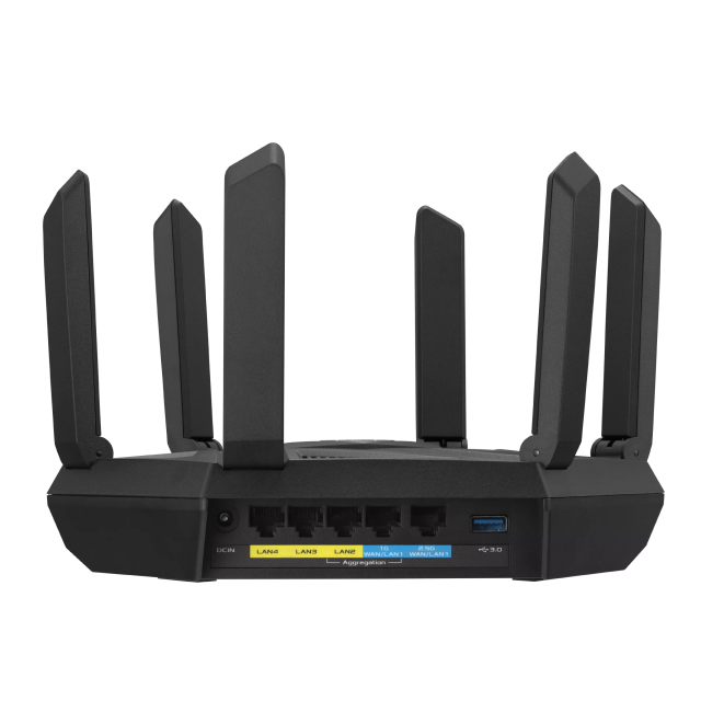 Безжичен рутер ASUS RT-AXE7800 WiFi 6E 