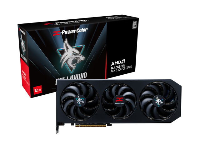 Видео карта PowerColor Radeon RX 9070 GRE Hellhound 12GB GDDR6 