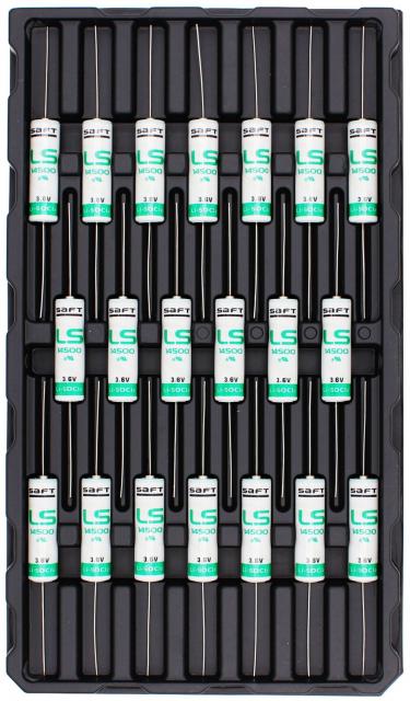 Lithium thyonil chlorid battery SAFT  3,6V AA R6 2,6Ah LS14500 -with axial leads 
