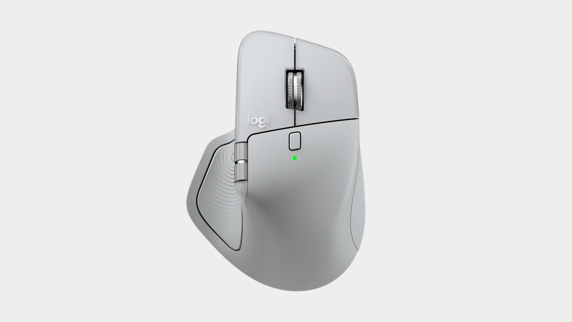 Безжична лазерна мишка LOGITECH MX MASTER 4 Pale Gray