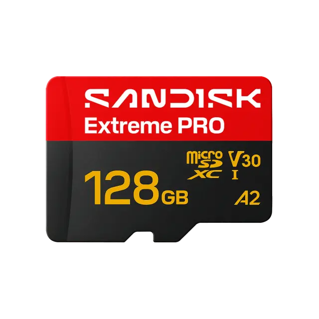 Sandisk карта Extreme Pro uSD microSDXC 128GB,  250MB/s & 120MB/s  U3 V30 UHS-I 
