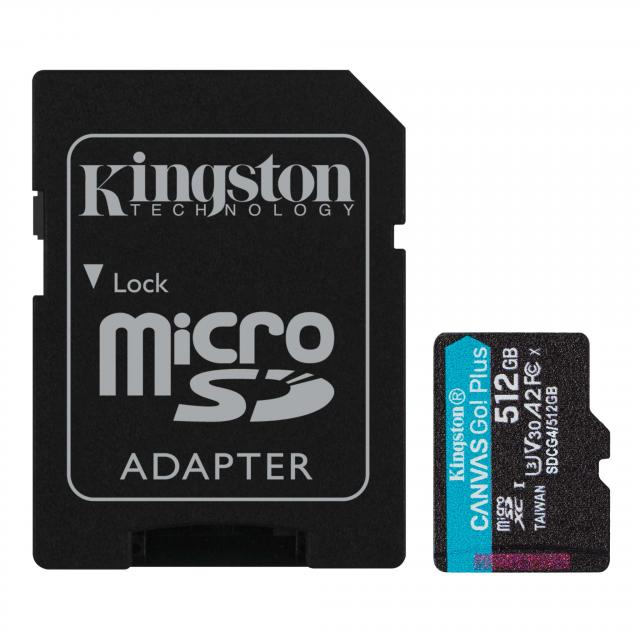 Карта памет Kingston Canvas Go! Plus Gen4 microSDXC 512GB 