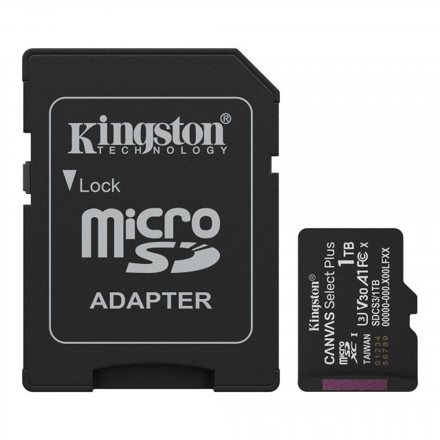 Карта памет Kingston Canvas Select Plus, microSDXC 1TB 