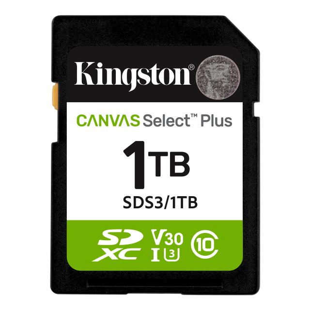 Карта памет Kingston Canvas Select Plus SD 1TB 