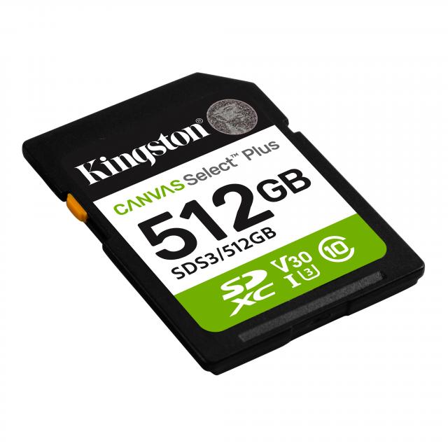 Карта памет Kingston Canvas Select Plus SD 512GB 