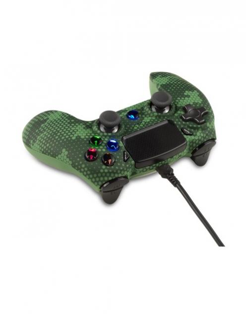 Геймърски контролер Spartan Gear - Hoplite 2 Wired Controller - Super Gamer (Special Edition) PC/PS4 Green 