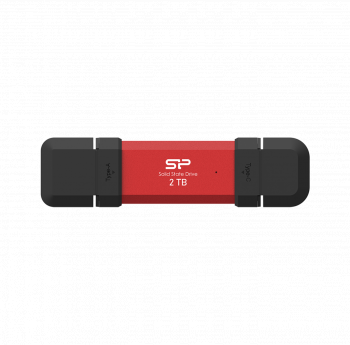 Външен SSD Silicon Power DS72 Red - 2TB