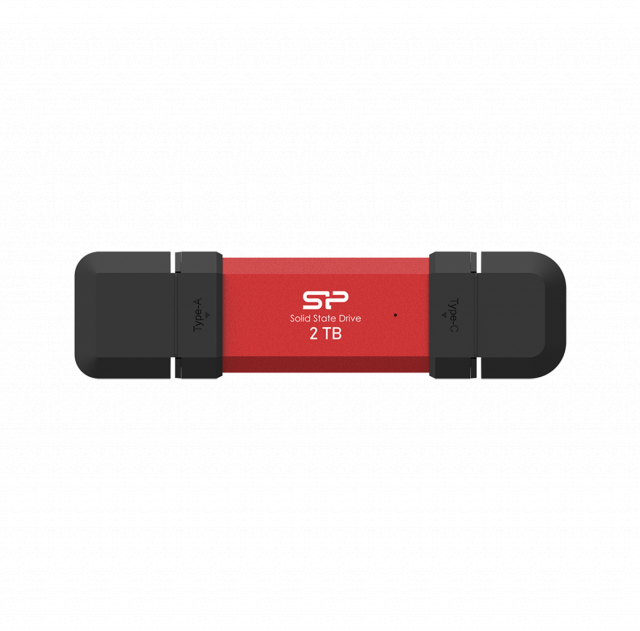 Външен SSD Silicon Power DS72 Red - 2TB 