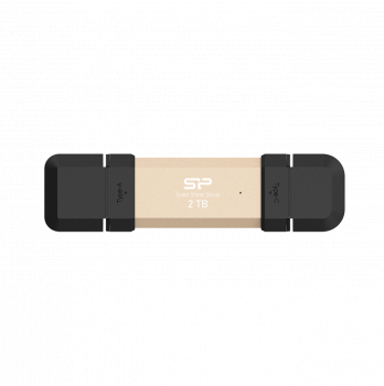 Външен SSD Silicon Power DS72 Gold - 2TB