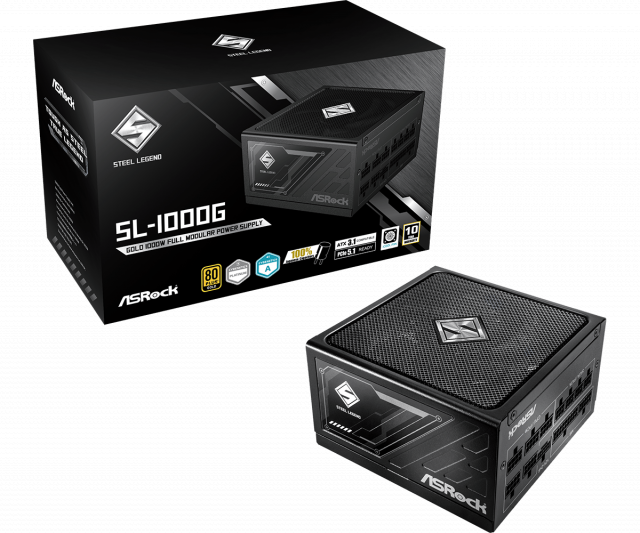 Захранващ блок ASRock Steel Legend 1000W 80+ Gold 