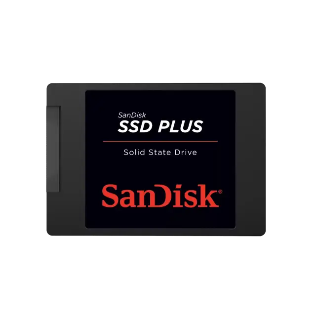 SanDisk  SSD Plus 545GB, до 505MB/s скорост на четене , до 440MB/s скорост на писане, SATA Revision 3.0 (6 Gb/s), шоко устойчиво 