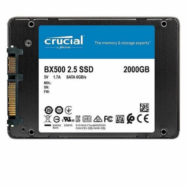 SSD Crucial BX500 2TB 3D NAND SATA 2.5-inch 
