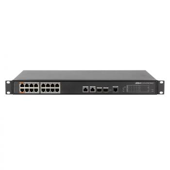 Switch Dahua PFS4218-16ET-240, 16 ports, managed, PoE, Gigabit