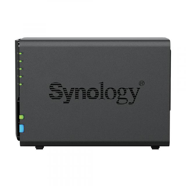 Мрежов сторидж Synology DS225+, за 2 диска, Intel Celeron J4125 , 2GB DDR4 SODIMM 