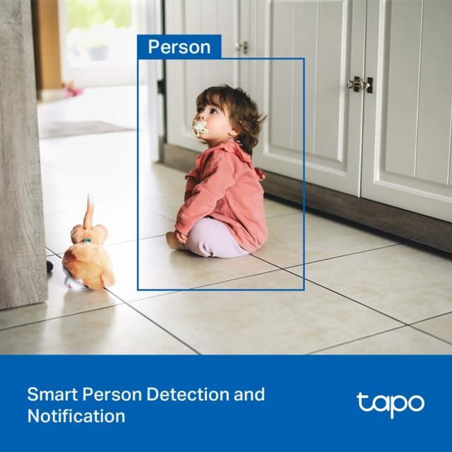 TP LINK Wi-Fi Surveillance Camera C206, outdoor and indoor use, Pan/Tilt, microSD, Water and Dust Resistance 