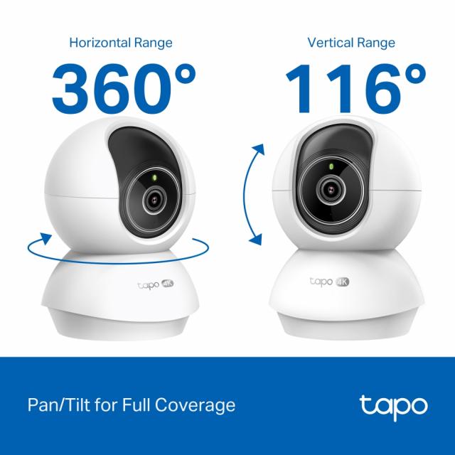 Home Security Wi-Fi Camera TP-Link Tapo C250 - Pan/Tilt 